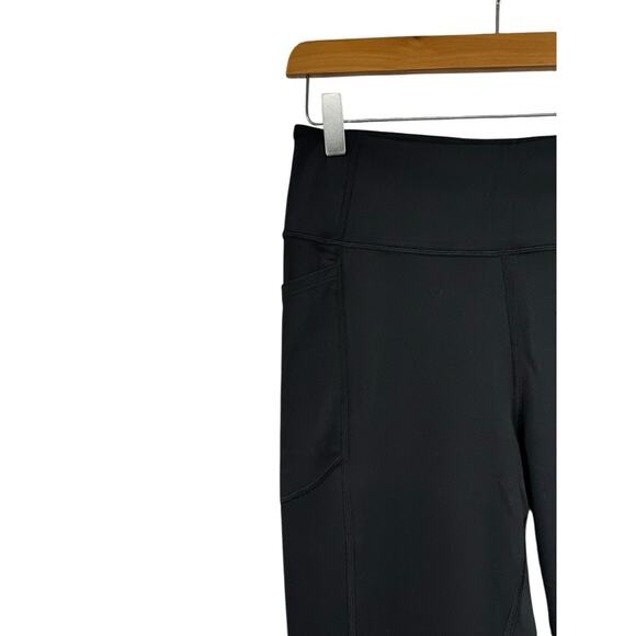 Victoria's Secret On Point Flow Long Length Legging w/ Pocket Black 12 Workout - Picture 2 of 7